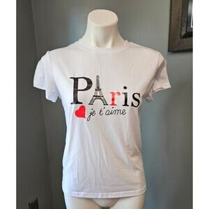 ST Move Paris Graphic Tee Shirt sz S